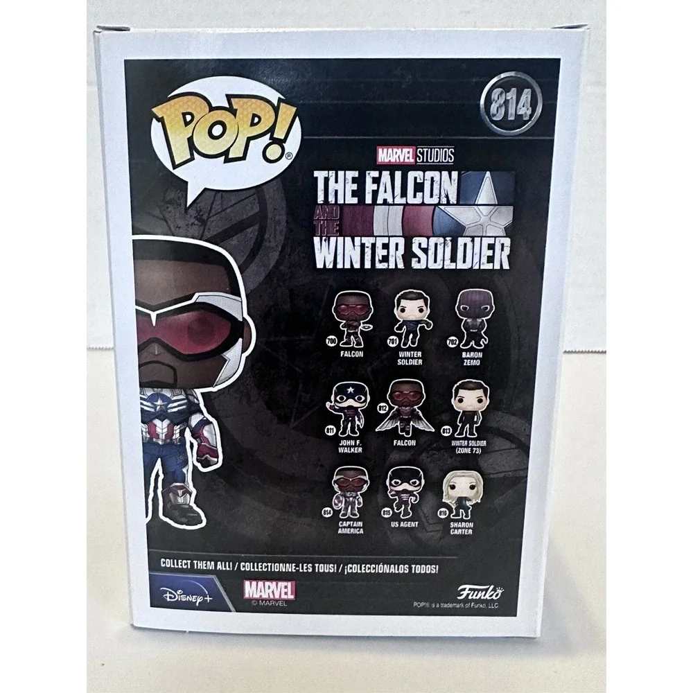 Funko Pop! Marvel Falcon The Winter Soldier Captain America‎ Bobble Head Box 814